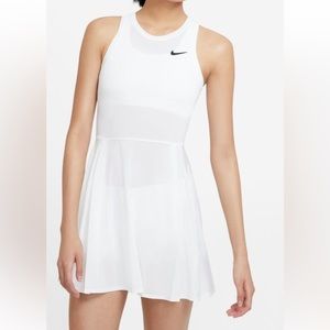 NWT Nike DRI-FIT white tennis dress, size small